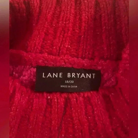 Lane Bryant Women's Mock-Neck Cable Sweater Plus Size 18/20 - Picture 7 of 8